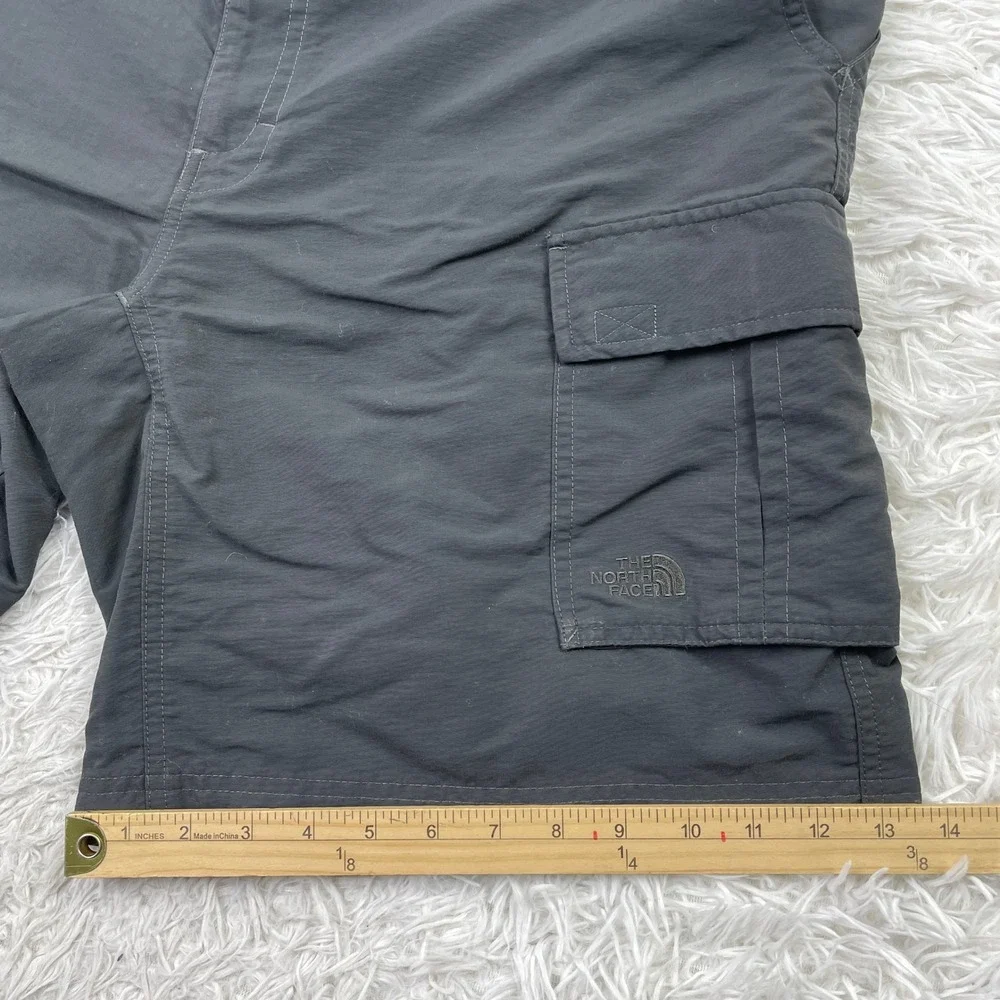 North‎ Face Shorts Mens Extra Large Gray Nylon Belted Cargo 40